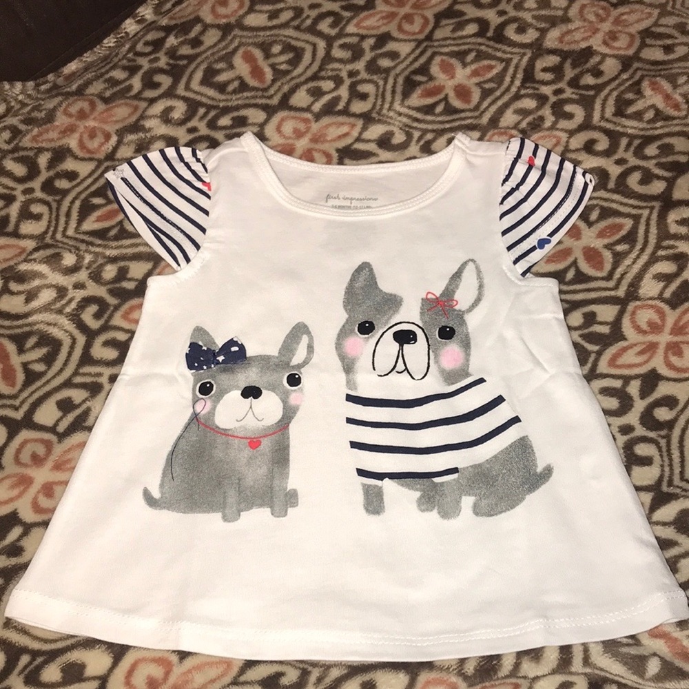 NWOT First Impressions Puppy Friends Shirt